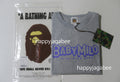 A BATHING APE BAPE KIDS BABY MILO SKULL LAYERED SLEEVE L/S TEE