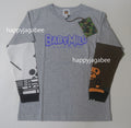 A BATHING APE BAPE KIDS BABY MILO SKULL LAYERED SLEEVE L/S TEE