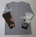 A BATHING APE BAPE KIDS BABY MILO SKULL LAYERED SLEEVE L/S TEE