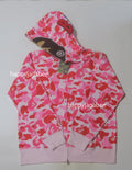 A BATHING APE ABC CAMO 2ND APE FULL ZIP HOODIE
