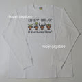 A BATHING APE BAPE STORE KYOTO BABY MILO L/S TEE KYOTO LIMITED