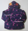 A BATHING APE BAPE KIDS COLOR CAMO SHARK 4WAY DOWN JACKET