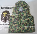 A BATHING APE ABC CAMO DOWN VEST