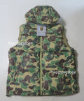 A BATHING APE ABC CAMO DOWN VEST