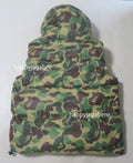 A BATHING APE ABC CAMO DOWN VEST
