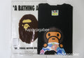 A BATHING APE Ladies' ART CAMO MILO ON APE HEAD TEE