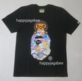 A BATHING APE Ladies' ART CAMO MILO ON APE HEAD TEE