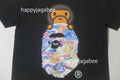 A BATHING APE Ladies' ART CAMO MILO ON APE HEAD TEE