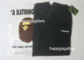 A BATHING APE BATHING APE LOGO RELAXED FIT JOGGER PANTS
