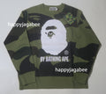 A BATHING APE GIANT 1ST CAMO BY BATHING APE CREWNECK SWEAT SHIRT