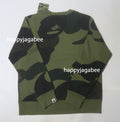 A BATHING APE GIANT 1ST CAMO BY BATHING APE CREWNECK SWEAT SHIRT