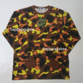 A BATHING APE 1ST CAMO ONE POINT L/S TEE