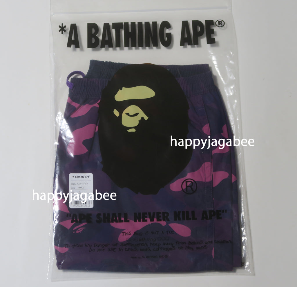 A BATHING APE COLOR CAMO SHARK REVERSIBLE SHORTS – happyjagabee store
