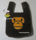 A BATHING APE BABY MILO STORE BABY MILO FUR TOTE BAG