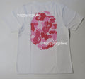 A BATHING APE Ladies' ABC CAMO BIG APE HEAD TEE