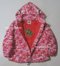 A BATHING APE BAPE KIDS ABC CAMO SHARK 4WAY JACKET