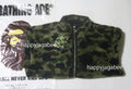 A BATHING APE 1ST CAMO FLEECE JACKET