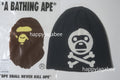 A BATHING APE APE MILO CROSSBONE KNIT CAP