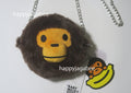 A BATHING APE BABY MILO STORE BABY MILO FACE CROSS BAG