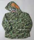 A BATHING APE BAPE KIDS ABC CAMO SHARK 4WAY JACKET