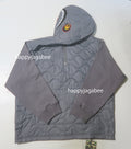 A BATHING APE BAPE BY KAZUKI KURAISHI HALF ZIP SHARK RELAXED FIT HOODIE