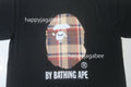 A BATHING APE BAPE CHECK BY BATHING APE TEE