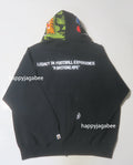A BATHING APE BAPE x CR7 LIFE LOGO RELAXED FIT SHARK FULL ZIP HOODIE