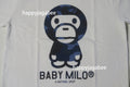 A BATHING APE Ladies' COLOR CAMO BABY MILO TEE