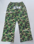 A BATHING APE BAPE x SPOTIFY BY CENTRAL CEE CAMO RELAXED FIT SWEAT PANTS