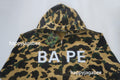 A BATHING APE 1ST CAMO BAPE LOGO RHINESTONE RELAXED FIT FULL ZIP HOODIE