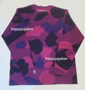 A BATHING APE MEGA COLOR CAMO ONE `POINT L/S TEE - happyjagabee store