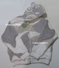 A BATHING APE COLOR CAMO SHARK FULL ZIP SHERPA JACKET
