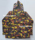 A BATHING APE 1ST CAMO SHARK SNOWBOARD JACKET