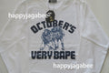 A BATHING APE BAPE x OVO COLLEGE LONG SLEEVE TEE