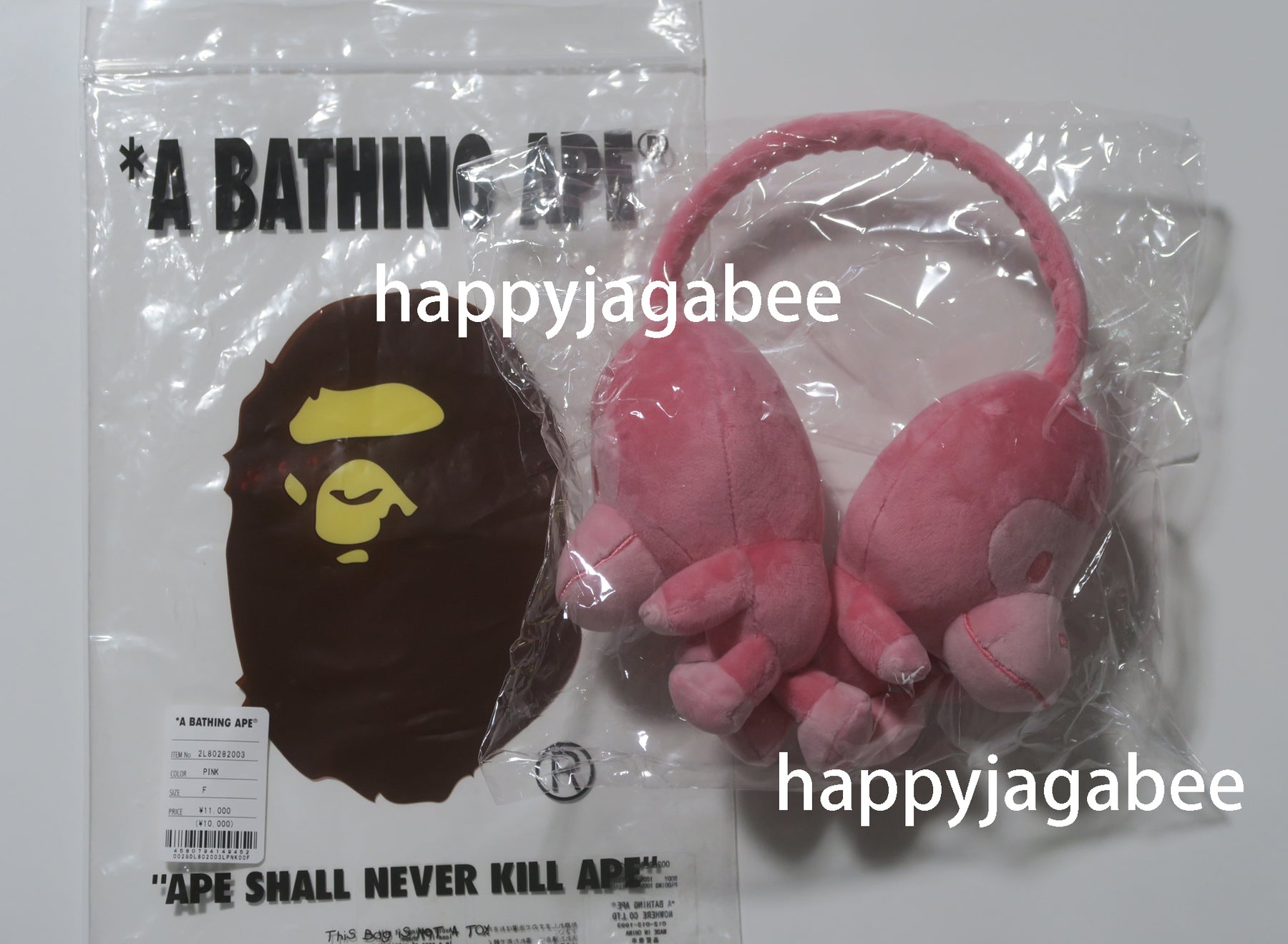 A BATHING APE Ladies' BABY MILO EAR MUFFS – happyjagabee store