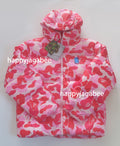 A BATHING APE ABC CAMO DOWN JACKET
