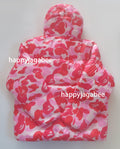 A BATHING APE ABC CAMO DOWN JACKET