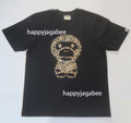 A BATHING APE Ladies' WILD LEOPARD PATTERN BIG BABY MILO TEE