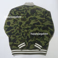 A BATHING APE 1ST CAMO VARSITY JACKET