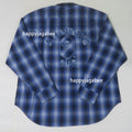 A BATHING APE OMNRE CHECK COLLEGE RELAXED FIT SHIRT