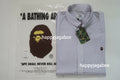 A BATHING APE ONE POINT STRIPE BD SHIRT-ONLINE EXCLUSIVE-
