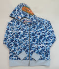 A BATHING APE ABC CAMO REVERSIBLE SHARK FULL ZIP HOODIE