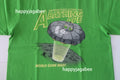 A BATHING APE APE HEAD UFO ON MOON TEE