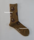 A BATHING APE APE HEAD PATTERN SOCKS