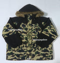 A BATHING APE 1ST CAMO SNOWBOARD DOWN JACKET