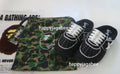 A BATHING APE BAPE x SUBU PUFFER SANDALS w/ POUCH