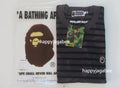 A BATHING APE SOLID CAMO STRIPE ONE POINT RELAXED FIT TEE - happyjagabee store