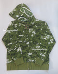 A BATHING APE MULTI PIXEL CAMO SHARK REGULAR FIT FULL ZIP HOODIE