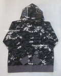 A BATHING APE MULTI PIXEL CAMO SHARK REGULAR FIT FULL ZIP HOODIE