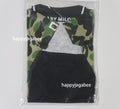 A BATHING APE BAPE KIDS ABC CAMO BABY MILO SAILOR COLLAR LAYERED BODYSUIT